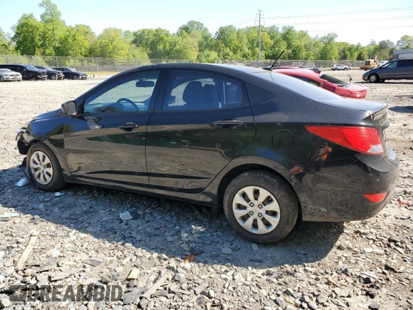 2016 Hyundai Accent SE z VIN KMHCT4AEXGU119405, wystawiony jako Copart lot #54369585 z przebiegiem 102 173 mil mil oraz Szkoda całkowita • Salvage title. Historia ofert i sprzedaży dostępna na DreamBid. Obrazek 2.