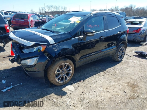 2019 Ford EcoSport Titanium with VIN MAJ3S2KE4KC307481, listed as a IAAI auction lot 41737442 with 41,524 mi miles and . Bid and sale history available at DreamBid. Image 18.
