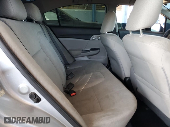 2013 Honda Civic LX with VIN 2HGFB2F53DH527388, listed as a Copart auction lot 46123985 with 146,591 mi miles and Salvage Title. Bid and sale history available at DreamBid. Image 10.