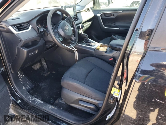 2019 Toyota RAV4 LE with VIN 2T3H1RFV5KC022308, listed as a Copart auction lot 49775905 with 76,704 mi miles and Salvage Title. Bid and sale history available at carsss.com. Image 7.