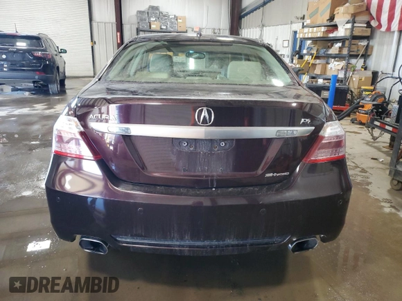 2011 Acura RL Technology with VIN JH4KB2F69BC000508, listed as a Copart auction lot 48438265 with 128,599 mi miles and Clean Title. Bid and sale history available at DreamBid. Image 6.