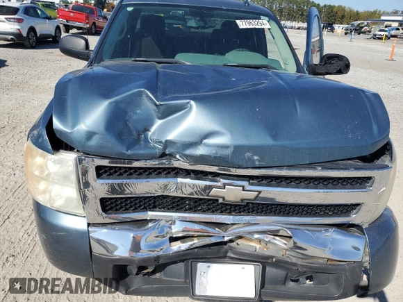 2010 Chevrolet Silverado 1500 LS with VIN 1GCSCREAXAZ224413, listed as a Copart auction lot 77963294 with 273,433 mi miles and Salvage Title. Bid and sale history available at DreamBid. Image 11.