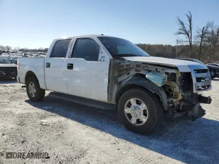 2013 Ford F-150 XL with VIN 1FTEW1CM7DFC50864, listed as a Copart auction lot 48153525 with 236,426 mi miles and Salvage Title. Bid and sale history available at carsss.com. Image 4.