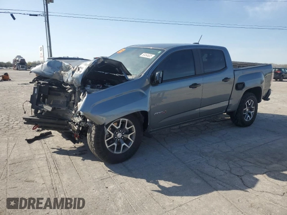2022 GMC Canyon 4WD AT4 w/Leather with VIN 1GTG6FEN9N1191195, listed as a Copart auction lot 50464635 with 68,925 mi miles and Salvage Title. Bid and sale history available at carsss.com. Image 1.