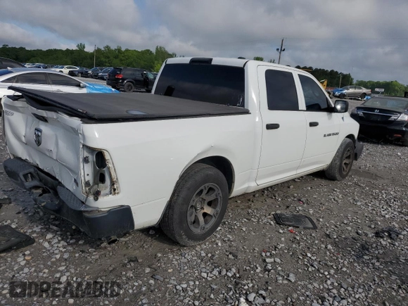 2012 Ram 1500 Tradesman with VIN 1C6RD6KP0CS155351, listed as a Copart auction lot 52784315 with 164,260 mi miles and Salvage title. Bid and sale history available at DreamBid. Image 3.