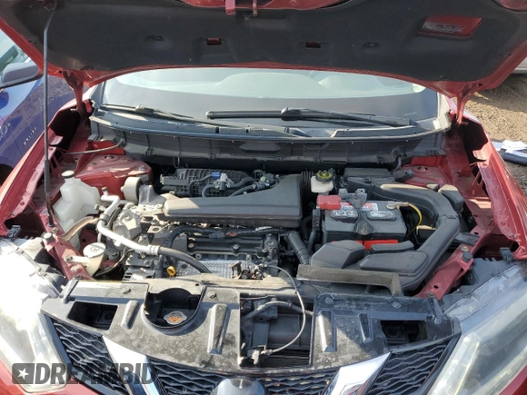 2016 Nissan Rogue SV with VIN KNMAT2MV3GP656594, listed as a Copart auction lot 47096865 with 113,104 mi miles and Salvage Title. Bid and sale history available at carsss.com. Image 12.