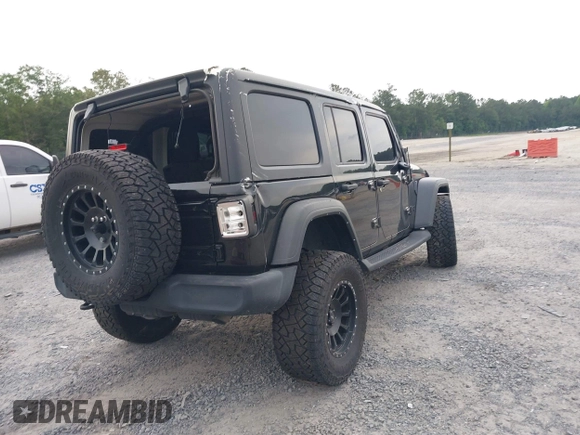 2021 Jeep Wrangler Unlimited Willys z VIN 1C4HJXDM5MW859724, wystawiony jako IAAI lot #42311203 z przebiegiem 71 887 mil mil oraz . Historia ofert i sprzedaży dostępna na DreamBid. Obrazek 4.