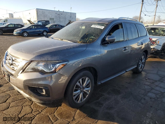 2018 Nissan Pathfinder SV with VIN 5N1DR2MM4JC642572, listed as a Copart auction lot 84014134 with 88,715 mi miles and Clean Title. Bid and sale history available at carsss.com. Image 1.