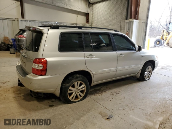 2007 Toyota Highlander Hybrid with VIN JTEHW21A270038923, listed as a Copart auction lot 53184065 with 289,365 mi miles and Clean Title. Bid and sale history available at carsss.com. Image 3.