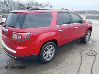 2013 GMC Acadia SLT with VIN 1GKKRRKD3DJ256561, listed as a IAAI auction lot 41652169 with 111,394 mi miles. Bid and sale history available at carsss.com. Image 4.