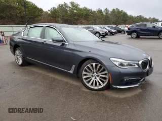 2016 BMW 7 Series 750i xDrive with VIN WBA7F2C57GG415427, listed as a Copart auction lot 36699423 with 0 mi miles. Bid and sale history available at carsss.com. Image 4.