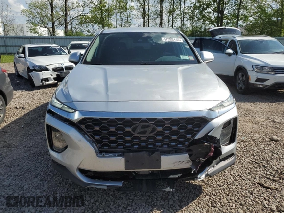 2020 Hyundai Santa Fe SE with VIN 5NMS2CAD1LH166747, listed as a Copart auction lot 57093145 with 62,744 mi miles and Salvage title. Bid and sale history available at DreamBid. Image 5.