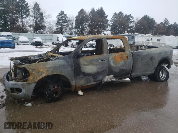 2021 Ram 3500 Big Horn with VIN 3C63RRHL8MG550755, listed as a Copart auction lot 40442504 with 0 mi miles and Salvage Title. Bid and sale history available at carsss.com. Image 1.