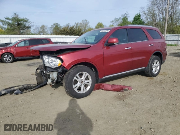 2013 Dodge Durango Crew with VIN 1C4RDJDG5DC686517, listed as a Copart auction lot 54696275 with Not provided miles and Salvage title. Bid and sale history available at DreamBid. Image 1.