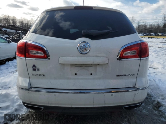 2014 Buick Enclave Convenience with VIN 5GAKRAKD4EJ132394, listed as a Copart auction lot 87743595 with 142,589 mi miles and Salvage Title. Bid and sale history available at carsss.com. Image 6.