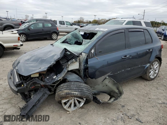 2014 Volkswagen Golf TDI w/Sunroof & Nav z VIN WVWDM7AJ3EW007700, wystawiony jako Copart lot #79607154 z przebiegiem Nie podano mil oraz Szkoda całkowita • Salvage title. Historia ofert i sprzedaży dostępna na DreamBid. Obrazek 1.