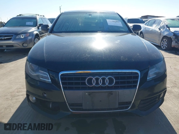 2010 Audi A4 2.0T Premium Plus with VIN WAUEFAFL4AN050493, listed as a IAAI auction lot 41200314 with 107,847 mi miles. Bid and sale history available at carsss.com. Image 6.