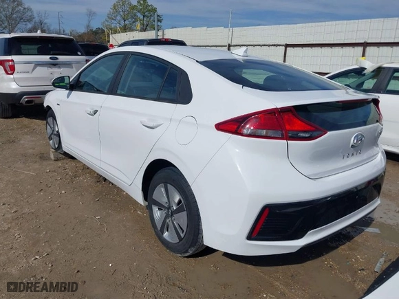 2018 Hyundai Ioniq Hybrid Blue with VIN KMHC65LC9JU100375, listed as a IAAI auction lot 41459280 with 85,209 mi miles. Bid and sale history available at carsss.com. Image 3.