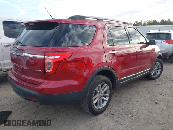 2015 Ford Explorer XLT with VIN 1FM5K8D80FGA32070, listed as a IAAI auction lot 41754485 with 140,432 mi miles. Bid and sale history available at carsss.com. Image 4.