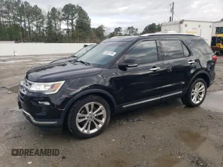 2019 Ford Explorer Limited with VIN 1FM5K8FH0KGA17513, listed as a Copart auction lot 52020195 with 102,481 mi miles and Salvage Title. Bid and sale history available at carsss.com. Image 1.