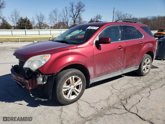 2012 Chevrolet Equinox LT w/2LT with VIN 2GNALPEK8C6232704, listed as a Copart auction lot 48515775 with 185,682 mi miles and Salvage Title. Bid and sale history available at carsss.com. Image 1.