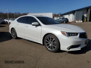 2018 Acura TLX w/Technology Pkg with VIN 19UUB2F59JA007083, listed as a Copart auction lot 48970135 with 91,784 mi miles and Salvage Title. Bid and sale history available at carsss.com. Image 4.