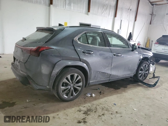 2023 Lexus UX 250h F Sport with VIN JTHB9JBH2P2066473, listed as a Copart auction lot 55363575 with 13,361 mi miles and Salvage Title. Bid and sale history available at DreamBid. Image 3.