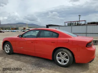 2022 Dodge Charger SXT with VIN 2C3CDXBG7NH250217, listed as a Copart auction lot 53760075 with 27,383 mi miles and Salvage Title. Bid and sale history available at carsss.com. Image 2.