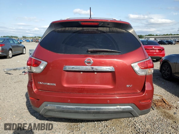 2015 Nissan Pathfinder SV with VIN 5N1AR2MN3FC705681, listed as a Copart auction lot 52330535 with 151,673 mi miles and Salvage Title. Bid and sale history available at carsss.com. Image 6.