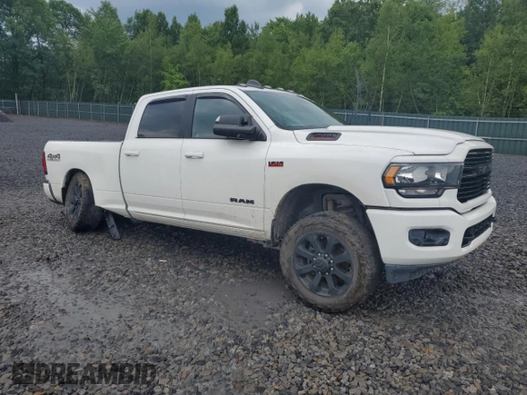 2021 Ram 2500 Big Horn with VIN 3C6UR5DJ2MG524699, listed as a Copart auction lot 59878615 with 87,587 mi miles and Salvage title. Bid and sale history available at DreamBid. Image 4.