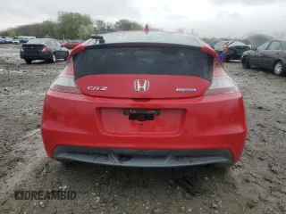 2011 Honda CR-Z EX with VIN JHMZF1D61BS007670, listed as a Copart auction lot 51850135 with 61,862 mi miles and Salvage Title. Bid and sale history available at carsss.com. Image 6.