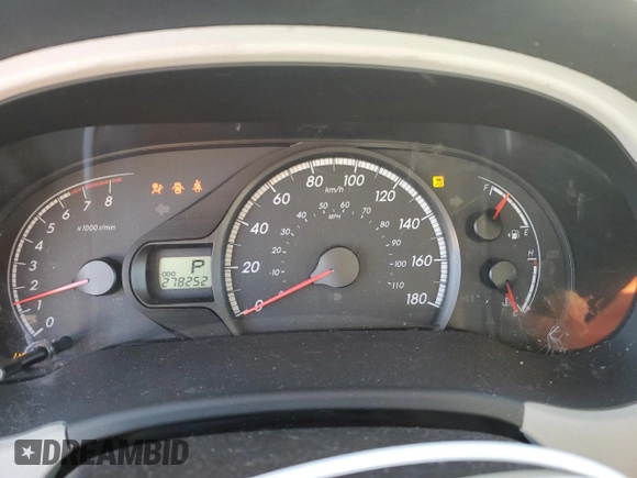 2011 Toyota Sienna with VIN 5TDZK3DC6BS025332, listed as a Copart auction lot 48283815 with 278,252 mi miles and Salvage Title. Bid and sale history available at carsss.com. Image 9.