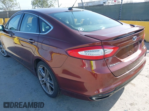 2015 Ford Fusion Titanium with VIN 3FA6P0K93FR226162, listed as a IAAI auction lot 42111564 with 116,805 mi miles. Bid and sale history available at carsss.com. Image 3.