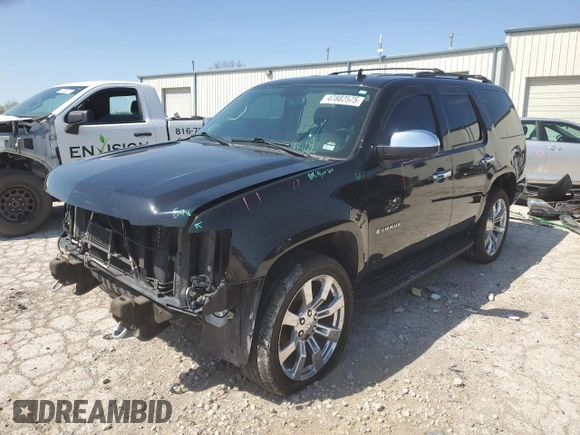 2012 Chevrolet Tahoe LTZ with VIN 1GNSKCE03CR306789, listed as a Copart auction lot 47882575 with 187,712 mi miles and Salvage title. Bid and sale history available at DreamBid. Image 1.