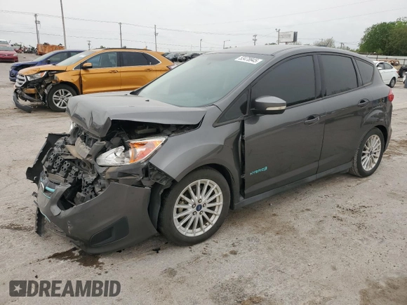 2015 Ford C-Max SE with VIN 1FADP5AU1FL121628, listed as a Copart auction lot 53478945 with 112,016 mi miles and Salvage Title. Bid and sale history available at carsss.com. Image 1.