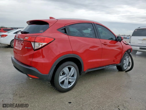 2019 Honda HR-V EX with VIN 3CZRU5H56KM721071, listed as a Copart auction lot 50748265 with 62,829 mi miles and Salvage Title. Bid and sale history available at carsss.com. Image 3.