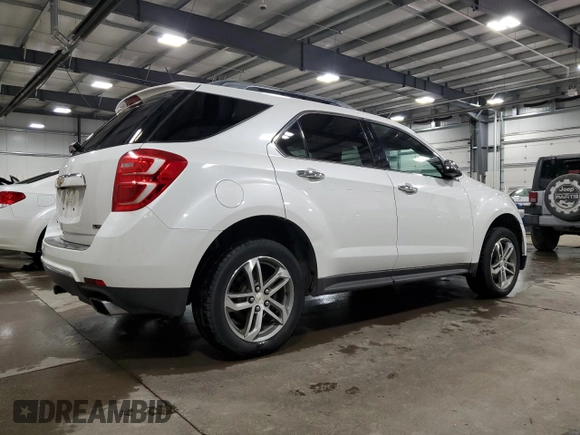 2017 Chevrolet Equinox Premier with VIN 2GNFLGE39H6224309, listed as a Copart auction lot 49394945 with 125,343 mi miles and Salvage Title. Bid and sale history available at carsss.com. Image 3.