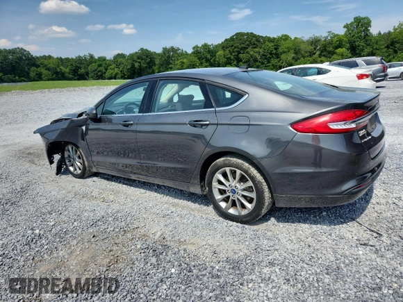 2017 Ford Fusion SE with VIN 3FA6P0H76HR395830, listed as a Copart auction lot 60358345 with Not provided miles and Salvage title. Bid and sale history available at DreamBid. Image 2.