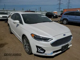 2019 Ford Fusion Hybrid Titanium with VIN 3FA6P0RU2KR255771, listed as a Copart auction lot 58183712 with 59,988 mi miles. Bid and sale history available at carsss.com. Image 1.