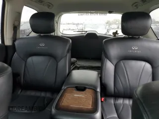 2011 Infiniti QX56 7-passenger with VIN JN8AZ2NE7B9006116, listed as a Copart auction lot 83417134 with 136,200 mi miles and Clean Title. Bid and sale history available at carsss.com. Image 10.