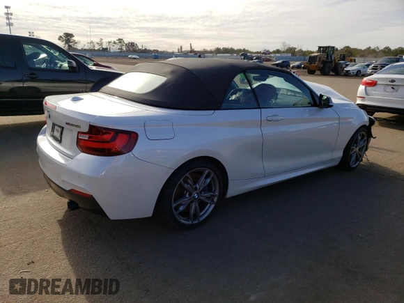 2017 BMW 2 Series M240i xDrive with VIN WBA2L3C30HV667671, listed as a Copart auction lot 73710142 with 0 mi miles. Bid and sale history available at carsss.com. Image 3.