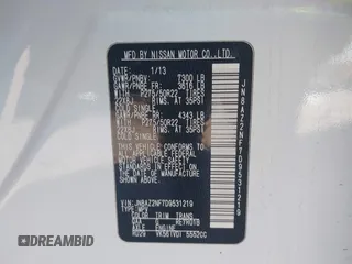 2013 Infiniti QX56 with VIN JN8AZ2NF7D9531219, listed as a IAAI auction lot 41000302 with 238,443 mi miles and . Bid and sale history available at DreamBid. Image 9.