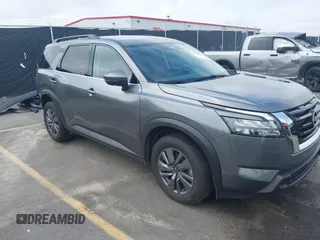2025 Nissan Pathfinder SV with VIN 5N1DR3BC6SC205478, listed as a IAAI auction lot 42719067 with 26,744 mi miles and . Bid and sale history available at DreamBid. Image 1.