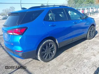 2024 Chevrolet Equinox RS with VIN 3GNAXMEG1RS150810, listed as a IAAI auction lot 41985283 with 36,237 mi miles and . Bid and sale history available at carsss.com. Image 4.