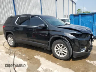 2019 Chevrolet Traverse LT Cloth with VIN 1GNERGKW7KJ161097, listed as a Copart auction lot 59215945 with 117,974 mi miles and Salvage title. Bid and sale history available at DreamBid. Image 4.