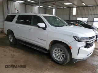 2021 Chevrolet Suburban LS with VIN 1GNSKBKDXMR303892, listed as a Copart auction lot 60840085 with 385,639 mi miles and Clean title. Bid and sale history available at DreamBid. Image 4.