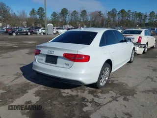 2015 Audi A4 Premium with VIN WAUBFAFL8FN019533, listed as a IAAI auction lot 41740420 with 97,724 mi miles. Bid and sale history available at carsss.com. Image 4.