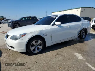 2007 BMW 5 Series 525i with VIN WBANE53537CW63080, listed as a Copart auction lot 41379135 with 324,291 mi miles and Salvage title. Bid and sale history available at DreamBid. Image 1.