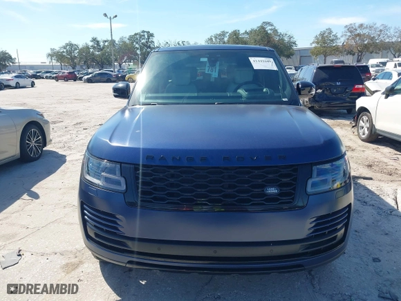 2021 Land Rover Range Rover with VIN SALGS5SE9MA440788, listed as a IAAI auction lot 41441609 with 15,850 mi miles. Bid and sale history available at carsss.com. Image 6.