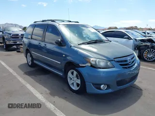 2004 Mazda MPV ES with VIN JM3LW28J440516962, listed as a IAAI auction lot 42121667 with 132,058 mi miles and . Bid and sale history available at carsss.com. Image 1.